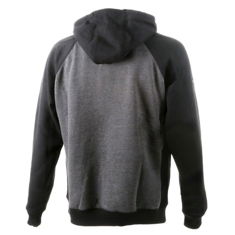 This is an image of DeWalt - Grey Marl/Black Hooded Sweatshirt Stratford XL available to order from T.H Wiggans Architectural Ironmongery in Kendal, quick delivery and discounted prices.