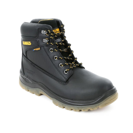 This is an image of DeWalt - Black 6'' Waterproof Safety Boot Titanium Black 11 available to order from T.H Wiggans Architectural Ironmongery in Kendal, quick delivery and discounted prices.