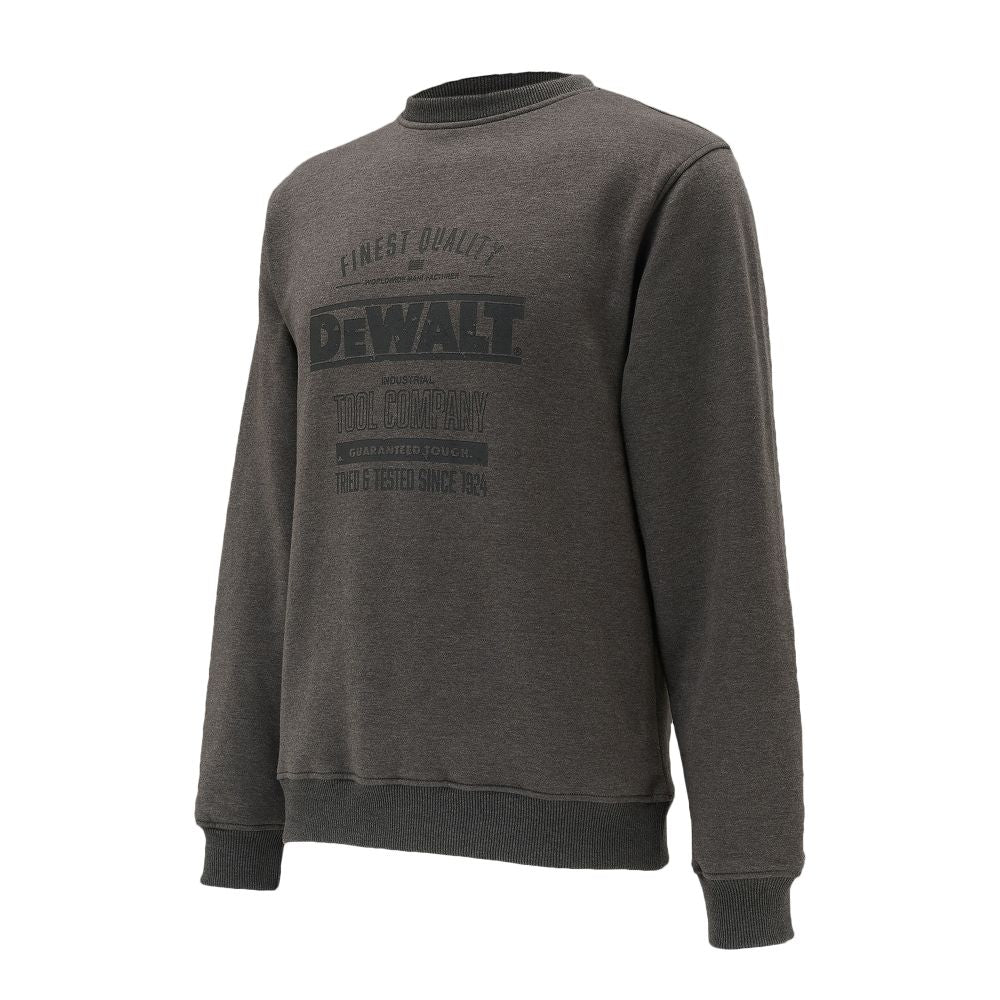 This is an image of DeWalt - Crew Neck Sweatshirt Delaware XXL available to order from T.H Wiggans Architectural Ironmongery in Kendal, quick delivery and discounted prices.