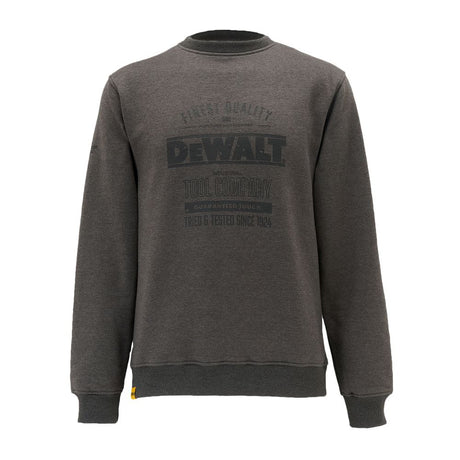 This is an image of DeWalt - Crew Neck Sweatshirt Delaware L available to order from T.H Wiggans Architectural Ironmongery in Kendal, quick delivery and discounted prices.