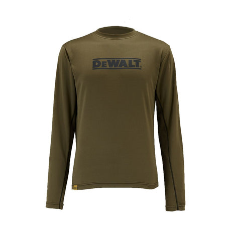 This is an image of DeWalt - Long Sleeve Performance T-Shirt Truro XL available to order from T.H Wiggans Architectural Ironmongery in Kendal, quick delivery and discounted prices.