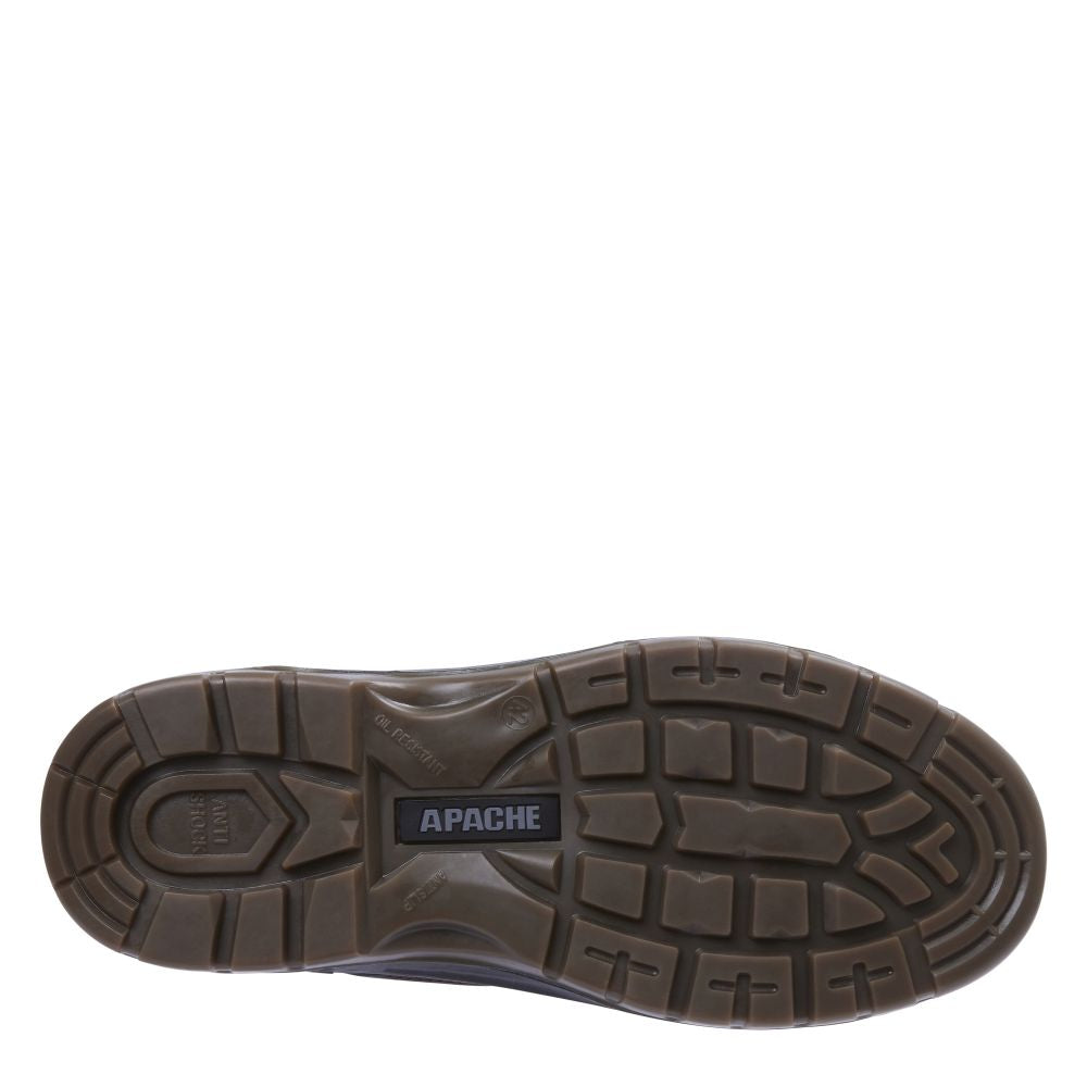 This is an image of Apache - Brown Waterproof Rigger Boot AP305 11 available to order from T.H Wiggans Architectural Ironmongery in Kendal, quick delivery and discounted prices.