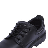 This is an image of Apache - Black 4 Eye Safety Shoe AP306 9 available to order from T.H Wiggans Architectural Ironmongery in Kendal, quick delivery and discounted prices.