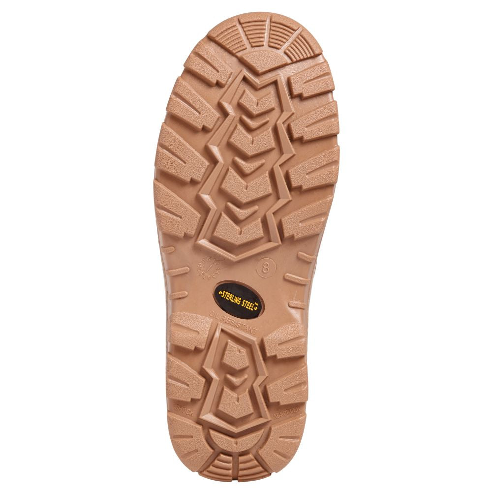 This is an image of Sterling Steel - Wheat 6 Eye Hiker Boot SS819CM 5 available to order from T.H Wiggans Architectural Ironmongery in Kendal, quick delivery and discounted prices.