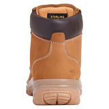 This is an image of Sterling Steel - Wheat 6 Eye Hiker Boot SS819CM 13 available to order from T.H Wiggans Architectural Ironmongery in Kendal, quick delivery and discounted prices.