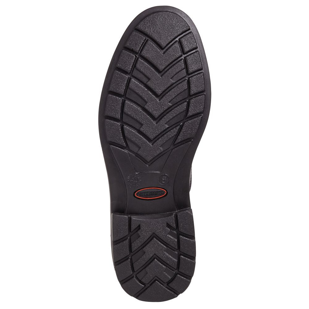 This is an image of City Knights - Black Oxford Safety Shoe SS501CM 6 available to order from T.H Wiggans Architectural Ironmongery in Kendal, quick delivery and discounted prices.