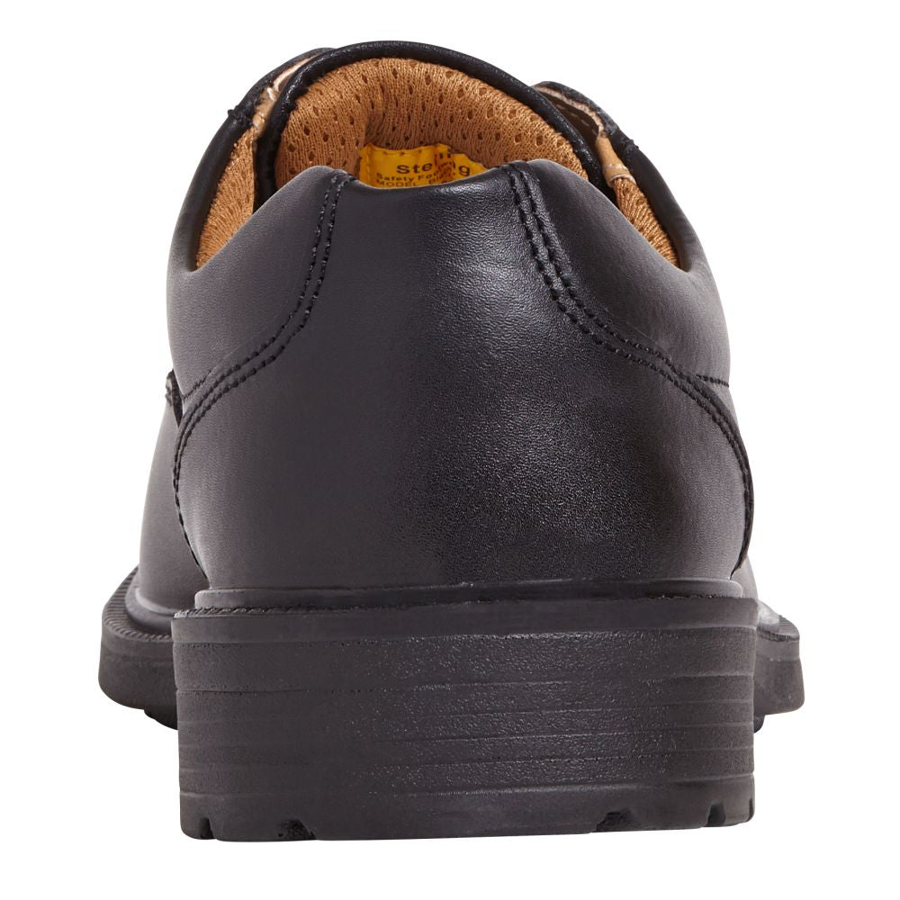 This is an image of City Knights - Black Oxford Safety Shoe SS501CM 7 available to order from T.H Wiggans Architectural Ironmongery in Kendal, quick delivery and discounted prices.