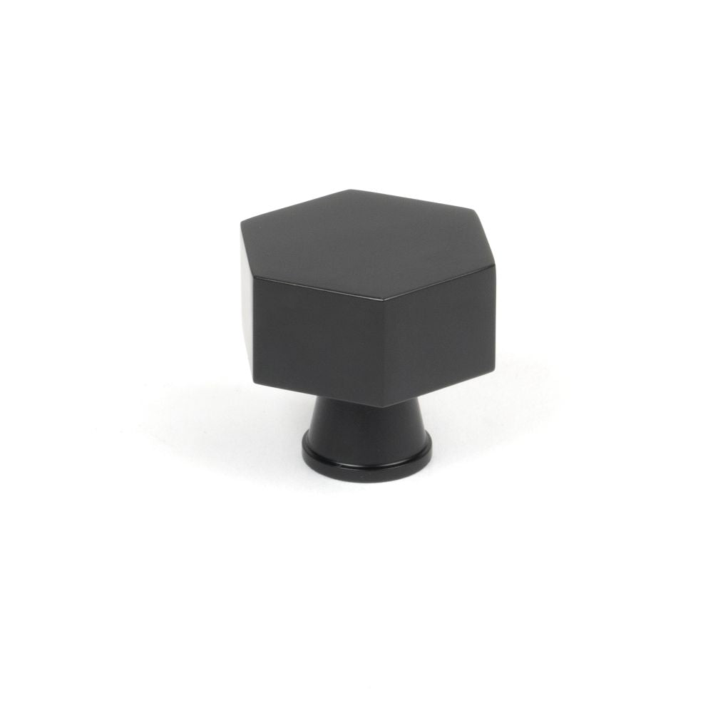This is an image showing From The Anvil - Matt Black Kahlo Cabinet Knob - 38mm available from T.H Wiggans Architectural Ironmongery in Kendal, quick delivery and discounted prices