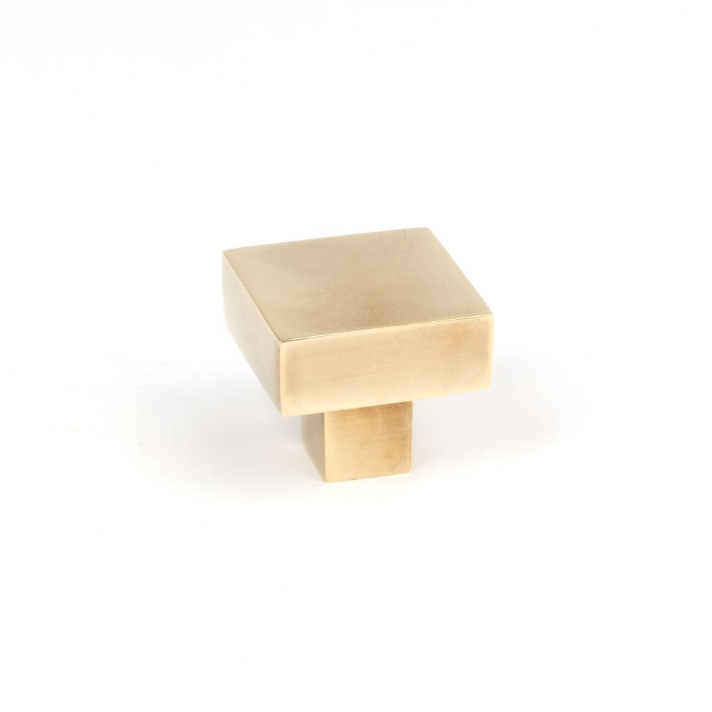 This is an image showing From The Anvil - Aged Brass Albers Cabinet Knob - 30mm available from T.H Wiggans Architectural Ironmongery in Kendal, quick delivery and discounted prices
