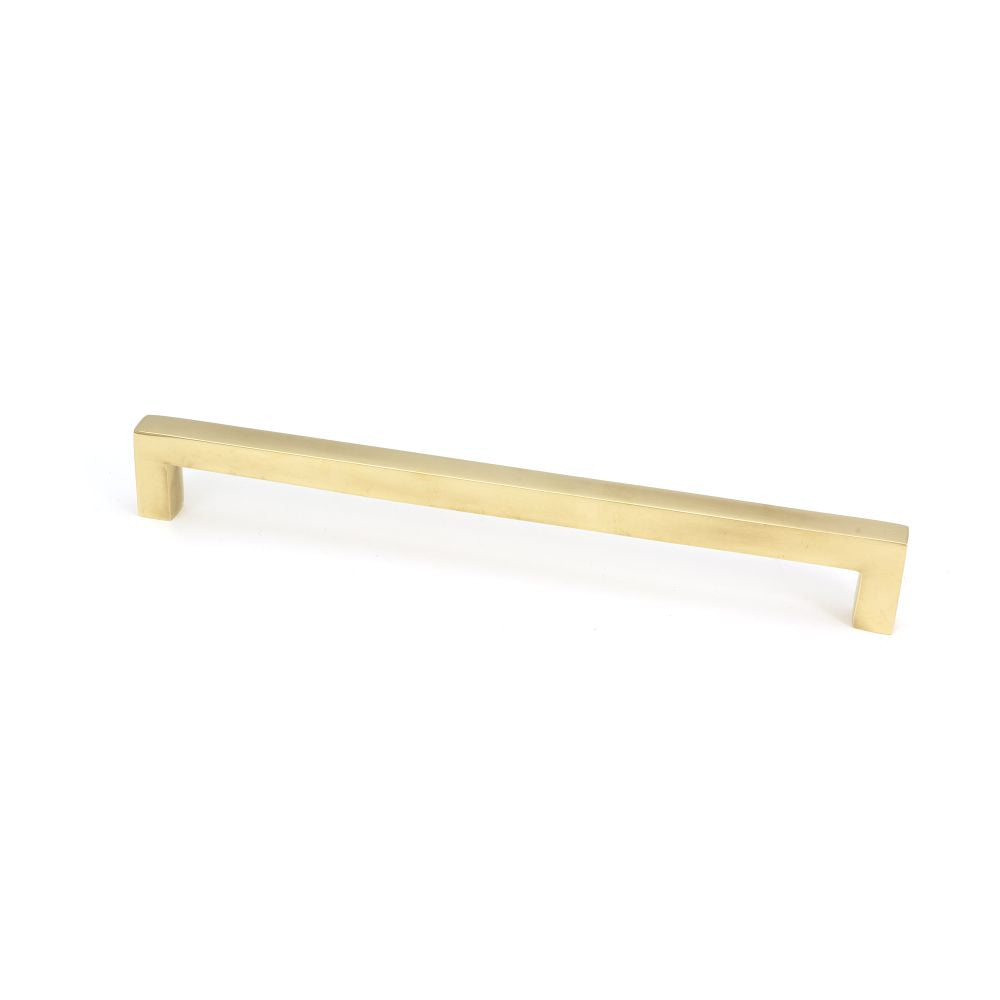 This is an image showing From The Anvil - Aged Brass Albers Pull Handle - Large available from T.H Wiggans Architectural Ironmongery in Kendal, quick delivery and discounted prices