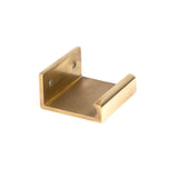 This is an image showing From The Anvil - Aged Brass 50mm Plain Edge Pull available from trade door handles, quick delivery and discounted prices