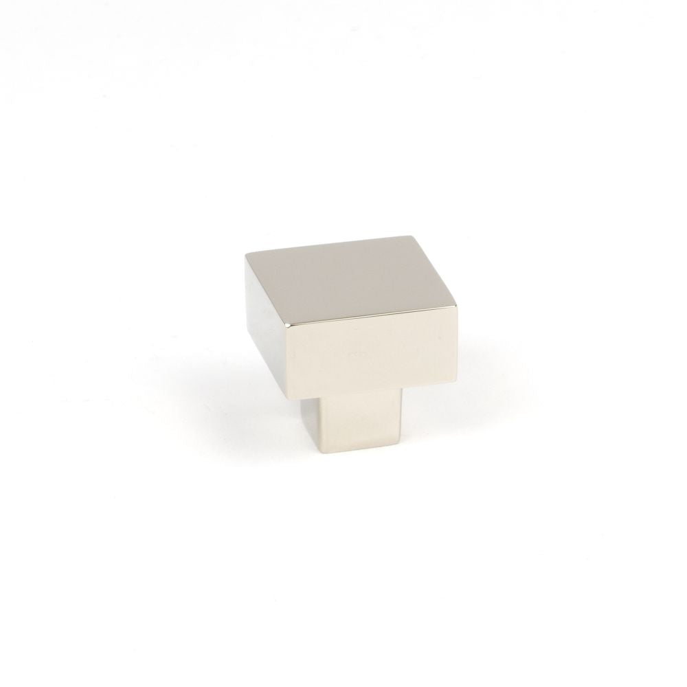 This is an image showing From The Anvil - Polished Nickel Albers Cabinet Knob - 25mm available from T.H Wiggans Architectural Ironmongery in Kendal, quick delivery and discounted prices