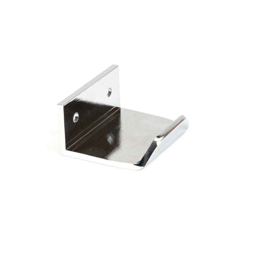 This is an image showing From The Anvil - Polished Chrome 50mm Moore Edge Pull available from trade door handles, quick delivery and discounted prices