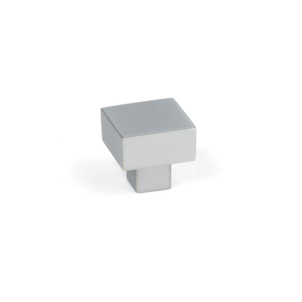 This is an image showing From The Anvil - Satin Chrome Albers Cabinet Knob - 25mm available from T.H Wiggans Architectural Ironmongery in Kendal, quick delivery and discounted prices