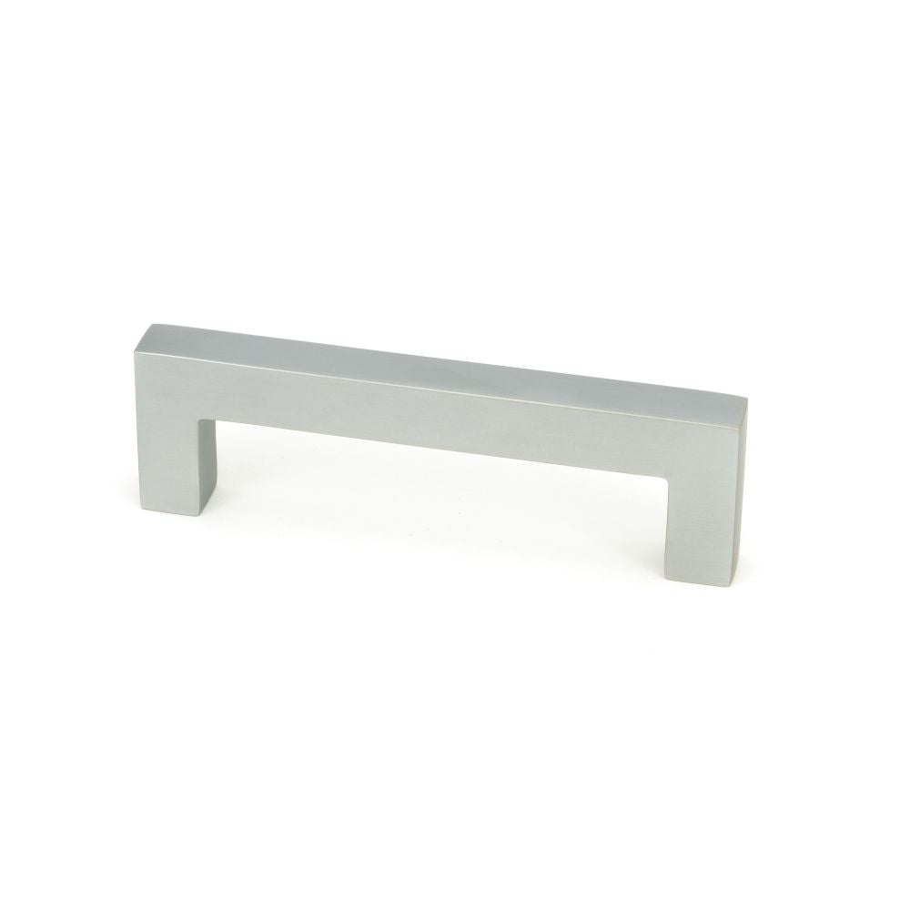 This is an image showing From The Anvil - Satin Chrome Albers Pull Handle - Small available from T.H Wiggans Architectural Ironmongery in Kendal, quick delivery and discounted prices