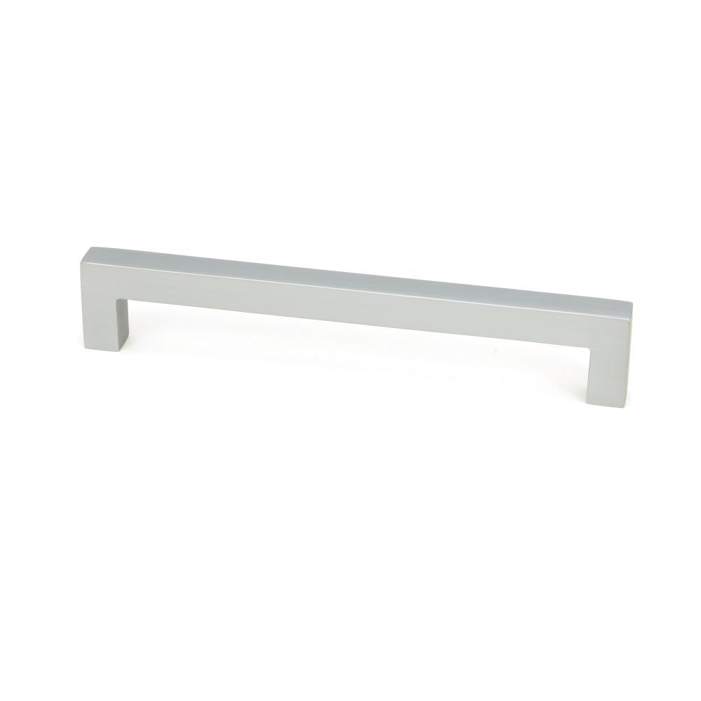 This is an image showing From The Anvil - Satin Chrome Albers Pull Handle - Medium available from T.H Wiggans Architectural Ironmongery in Kendal, quick delivery and discounted prices