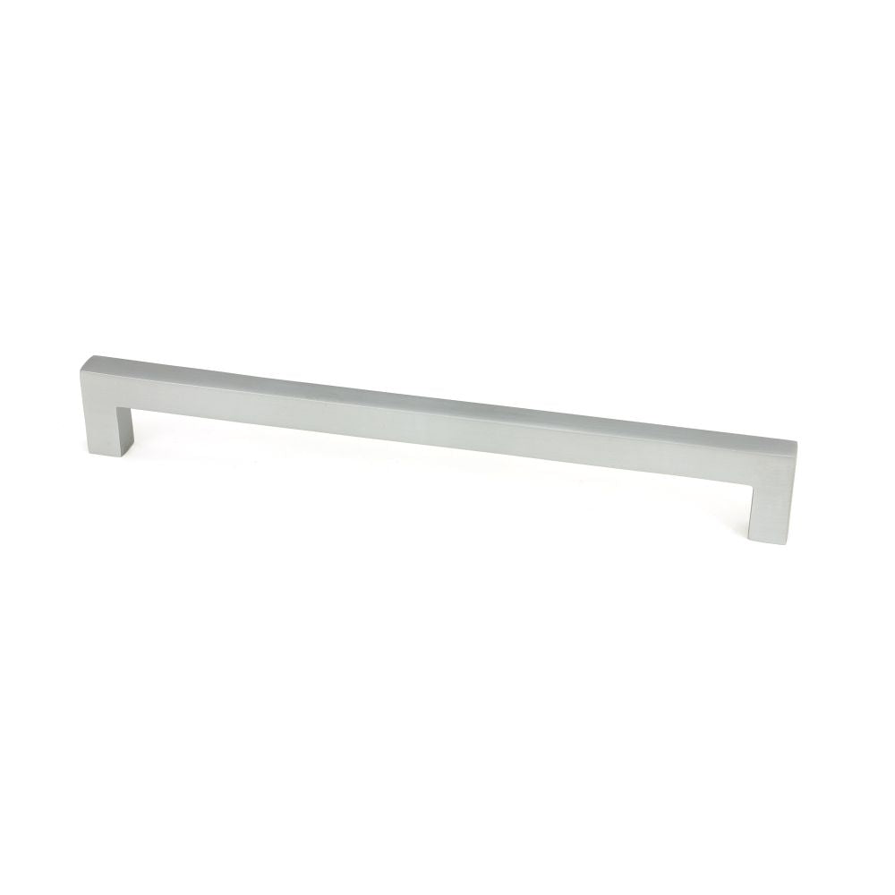 This is an image showing From The Anvil - Satin Chrome Albers Pull Handle - Large available from T.H Wiggans Architectural Ironmongery in Kendal, quick delivery and discounted prices