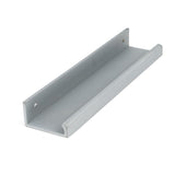 This is an image showing From The Anvil - Satin Chrome 200mm Plain Edge Pull available from trade door handles, quick delivery and discounted prices