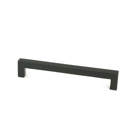 This is an image showing From The Anvil - Matt Black Albers Pull Handle - Medium available from T.H Wiggans Architectural Ironmongery in Kendal, quick delivery and discounted prices