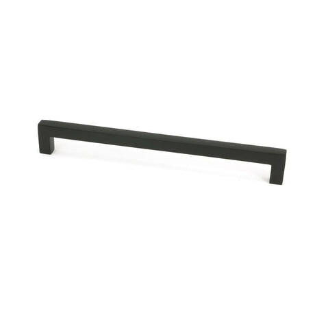 This is an image showing From The Anvil - Matt Black Albers Pull Handle - Large available from T.H Wiggans Architectural Ironmongery in Kendal, quick delivery and discounted prices