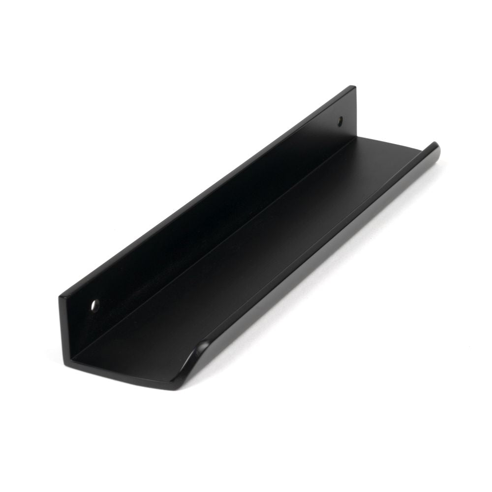 This is an image showing From The Anvil - Matt Black 200mm Moore Edge Pull available from trade door handles, quick delivery and discounted prices