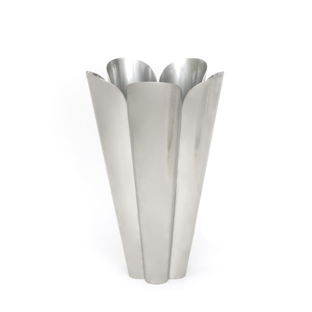 This is an image showing From The Anvil - Satin Marine SS (316) 30cm Flora Pot available from T.H Wiggans Architectural Ironmongery in Kendal, quick delivery and discounted prices