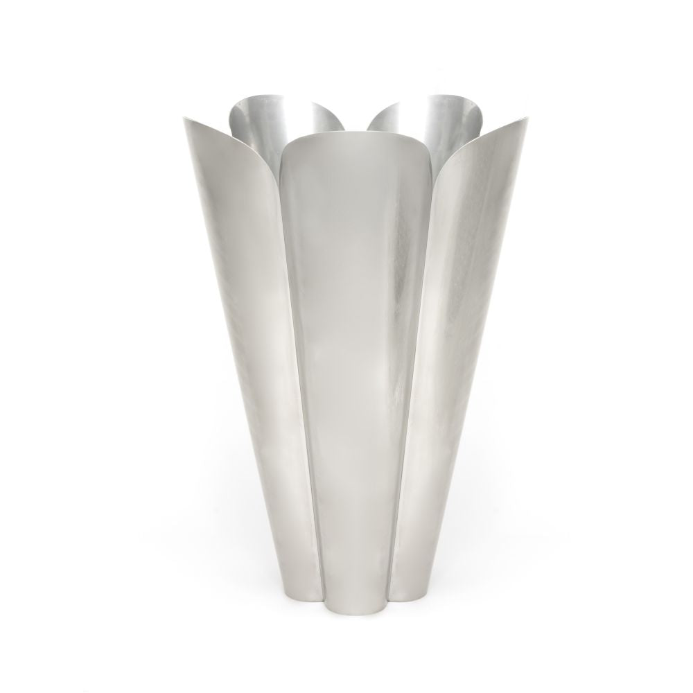 This is an image showing From The Anvil - Satin Marine SS (316) 40cm Flora Pot available from T.H Wiggans Architectural Ironmongery in Kendal, quick delivery and discounted prices