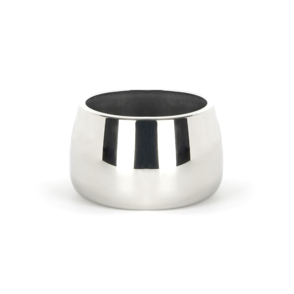 This is an image showing From The Anvil - Polished Marine SS (316) 12.5cm Hepworth Pot available from T.H Wiggans Architectural Ironmongery in Kendal, quick delivery and discounted prices