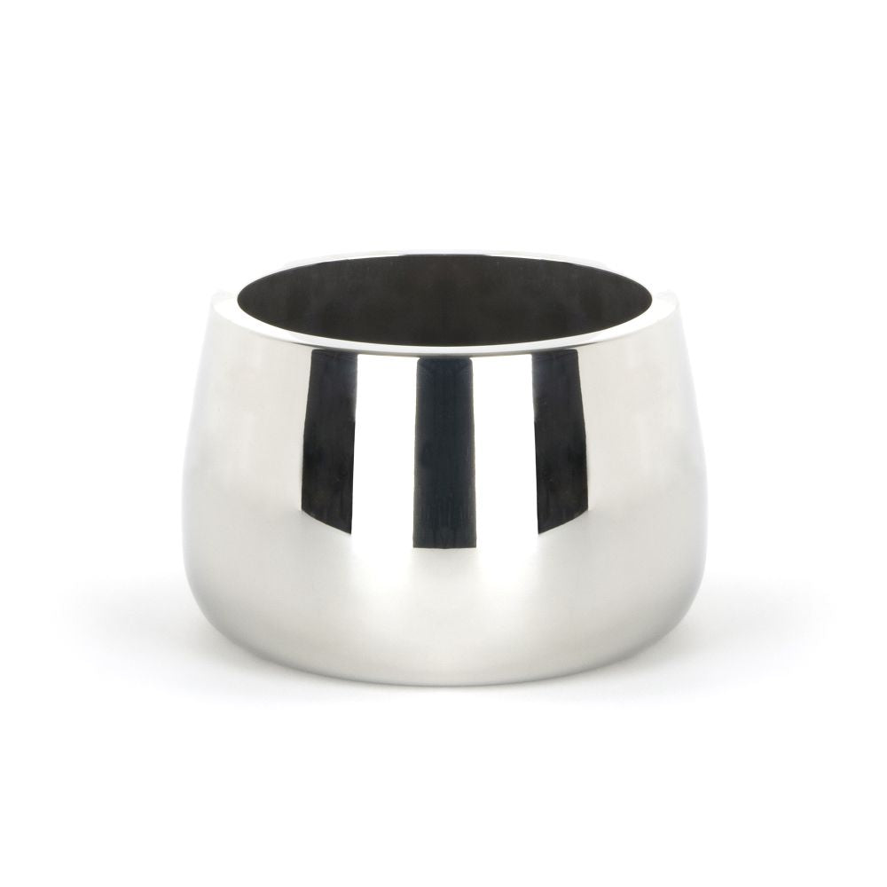 This is an image showing From The Anvil - Polished Marine SS (316) 16cm Hepworth Pot available from T.H Wiggans Architectural Ironmongery in Kendal, quick delivery and discounted prices