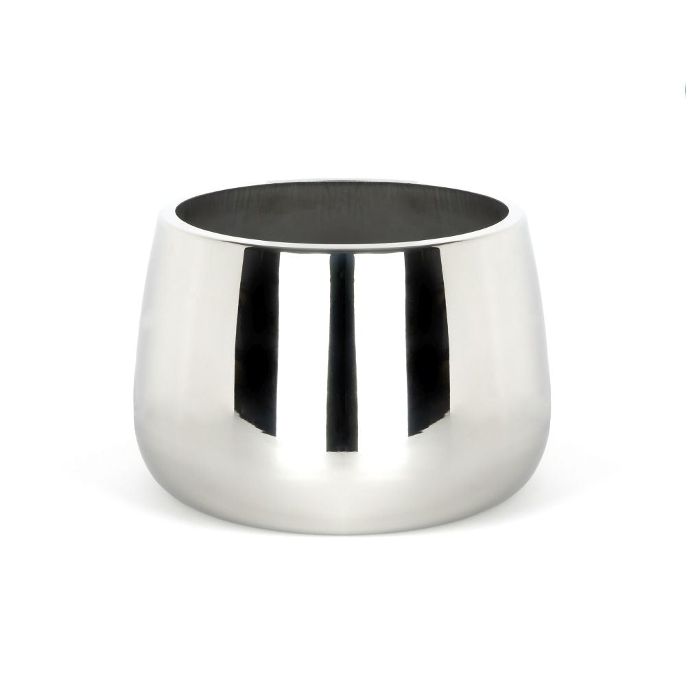 This is an image showing From The Anvil - Polished Marine SS (316) 28cm Hepworth Pot available from T.H Wiggans Architectural Ironmongery in Kendal, quick delivery and discounted prices