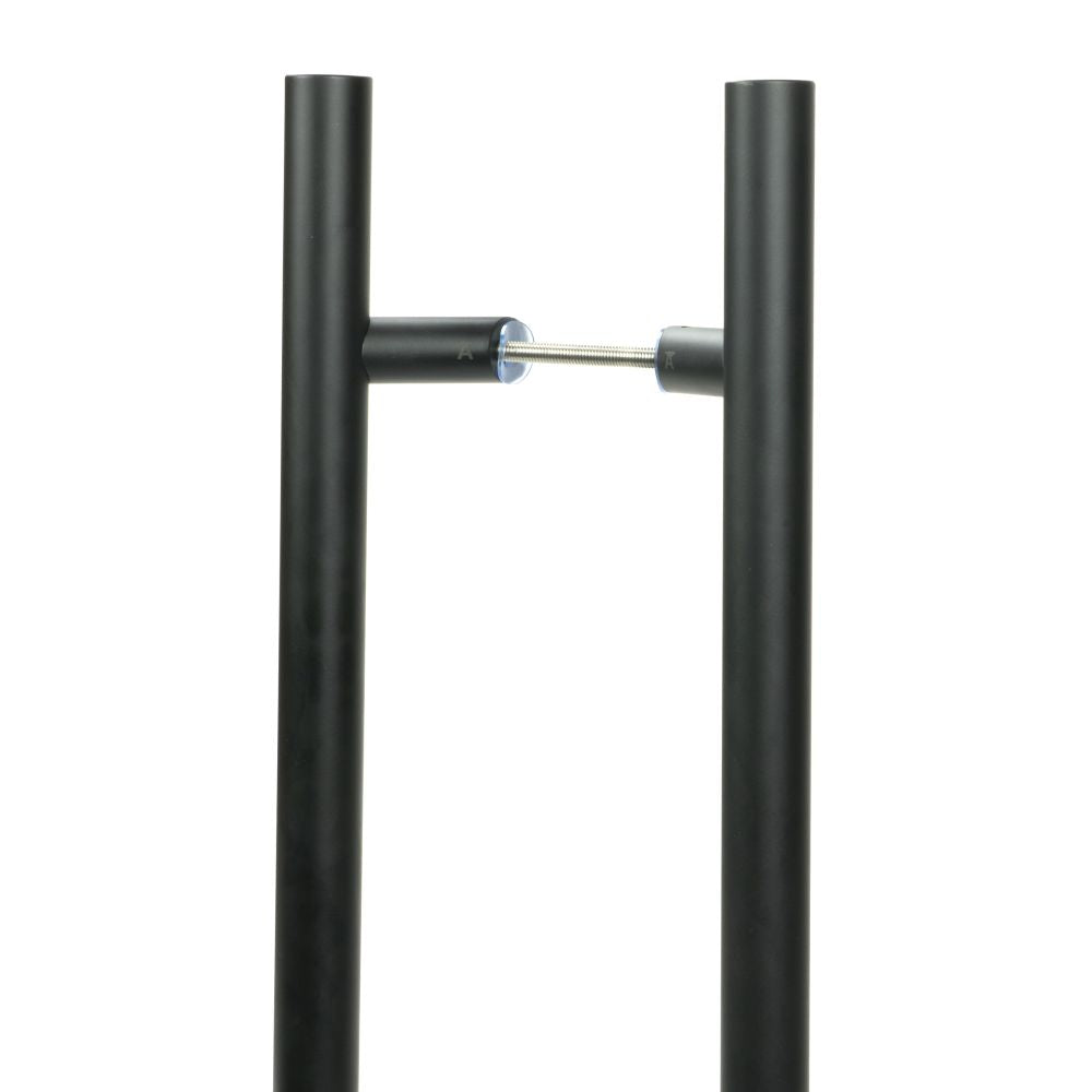 This is an image of From The Anvil - Matt Black (316) 1.8m Offset T Bar Handle B2B 32mm available to order from T.H Wiggans Architectural Ironmongery in Kendal, quick delivery and discounted prices.