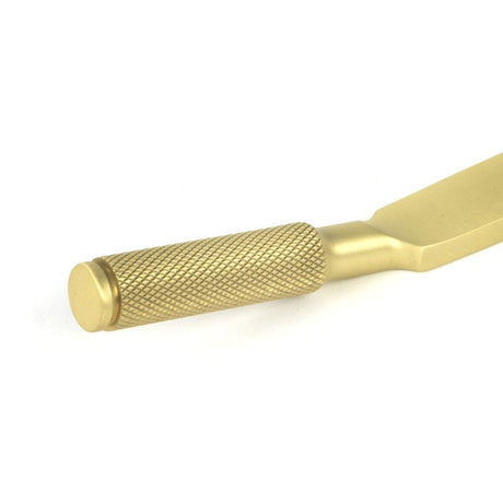 This is an image showing From The Anvil - Satin Brass 12" Brompton Stay available from T.H Wiggans Architectural Ironmongery in Kendal, quick delivery and discounted prices