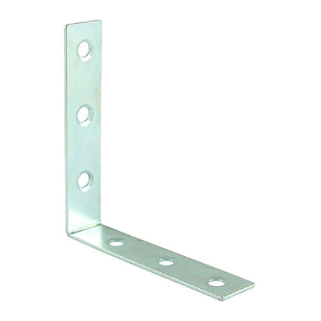This is an image showing TIMCO Corner Braces - Zinc - 50 x 50 x 16 - 50 Pieces Box available from T.H Wiggans Ironmongery in Kendal, quick delivery at discounted prices.