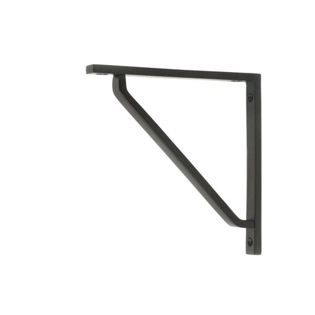 This is an image showing From The Anvil - Aged Bronze Barton Shelf Bracket (150mm x 150mm) available from T.H Wiggans Architectural Ironmongery in Kendal, quick delivery and discounted prices