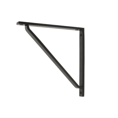 This is an image showing From The Anvil - Aged Bronze Barton Shelf Bracket (200mm x 200mm) available from T.H Wiggans Architectural Ironmongery in Kendal, quick delivery and discounted prices