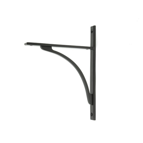 This is an image showing From The Anvil - Aged Bronze Apperley Shelf Bracket (260mm x 200mm) available from T.H Wiggans Architectural Ironmongery in Kendal, quick delivery and discounted prices
