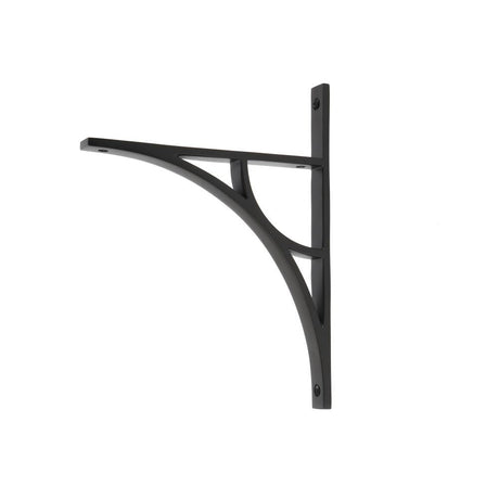 This is an image showing From The Anvil - Aged Bronze Tyne Shelf Bracket (260mm x 200mm) available from T.H Wiggans Architectural Ironmongery in Kendal, quick delivery and discounted prices