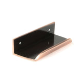 This is an image showing From The Anvil - Polished Bronze 100mm Moore Edge Pull available from trade door handles, quick delivery and discounted prices