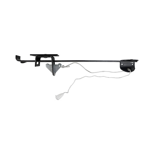 This is an image showing TIMCO Junior Garage Door Holder - Wide Lintel - Black - 15" - 1 Each Plain Bag available from T.H Wiggans Ironmongery in Kendal, quick delivery at discounted prices.