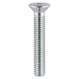 This is an image showing TIMCO Machine Screws - Countersunk - PH - Metric Thread - B Point - Zinc - M5 x 30 - 500 Pieces Box available from T.H Wiggans Ironmongery in Kendal, quick delivery at discounted prices.
