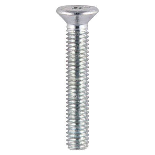 This is an image showing TIMCO Machine Screws - Countersunk - PH - Metric Thread - B Point - Zinc - M5 x 30 - 500 Pieces Box available from T.H Wiggans Ironmongery in Kendal, quick delivery at discounted prices.