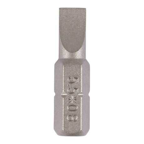 This is an image showing TIMCO S2 Driver Bits - SL - 5.5 x 0.8 x 25 - 2 Pieces Blister Pack available from T.H Wiggans Ironmongery in Kendal, quick delivery at discounted prices.