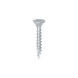 This is an image showing TIMCO C2 Exterior Strong-Fix - PZ - Double Countersunk with Ribs - Twin-Cut - Silver - 6.0 x 40 - 150 Pieces Tub available from T.H Wiggans Ironmongery in Kendal, quick delivery at discounted prices.