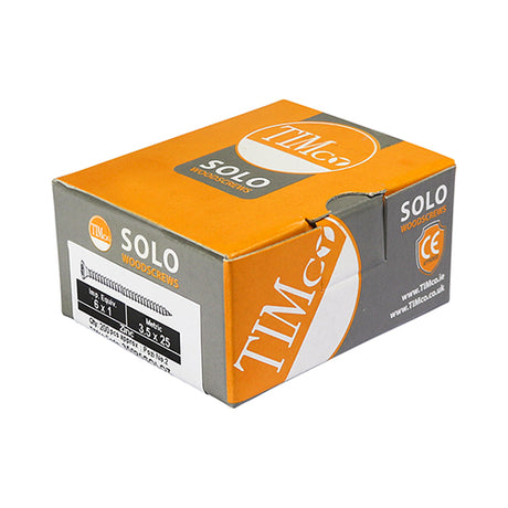 This is an image showing TIMCO Solo Chipboard & Woodscrews - PZ - Double Countersunk - Zinc - 6.0 x 40 - 200 Pieces Box available from T.H Wiggans Ironmongery in Kendal, quick delivery at discounted prices.