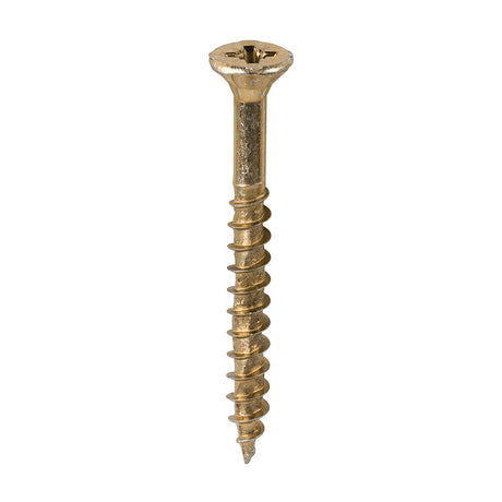 This is an image showing TIMCO Velocity Premium Multi-Use Screws - PZ - Double Countersunk - Yellow
 - 6.0 x 60 - 200 Pieces Box available from T.H Wiggans Ironmongery in Kendal, quick delivery at discounted prices.