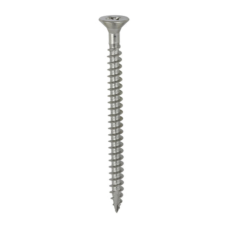 This is an image showing TIMCO Classic Multi-Purpose Screws - PZ - Double Countersunk - A4 Stainless Steel
 - 6.0 x 80 - 200 Pieces Box available from T.H Wiggans Ironmongery in Kendal, quick delivery at discounted prices.