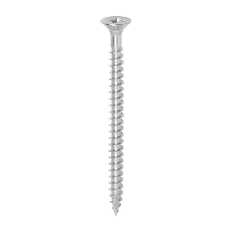 This is an image showing TIMCO Classic Multi-Purpose Screws - PZ - Double Countersunk - A2 Stainless Steel
 - 6.0 x 80 - 200 Pieces Box available from T.H Wiggans Ironmongery in Kendal, quick delivery at discounted prices.