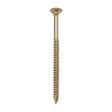 This is an image showing TIMCO Classic Multi-Purpose Screws - PZ - Double Countersunk - Yellow - 6.0 x 100 - 100 Pieces Box available from T.H Wiggans Ironmongery in Kendal, quick delivery at discounted prices.