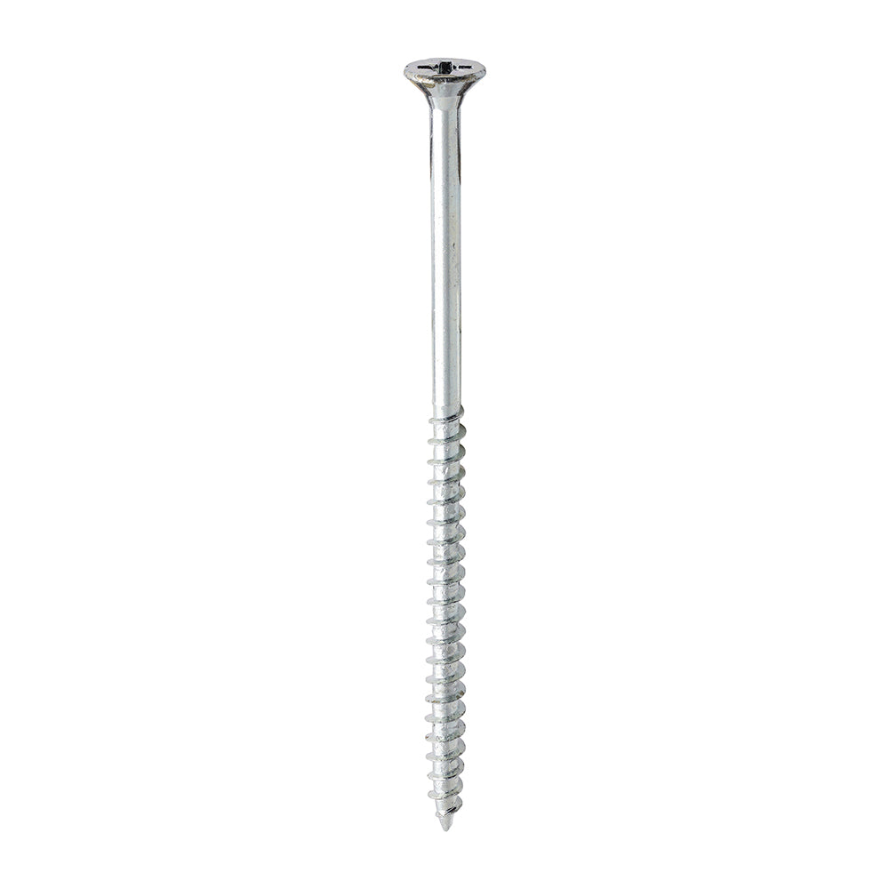 This is an image showing TIMCO Solo Chipboard & Woodscrews - PZ - Double Countersunk - Zinc - 6.0 x 120 - 100 Pieces Box available from T.H Wiggans Ironmongery in Kendal, quick delivery at discounted prices.