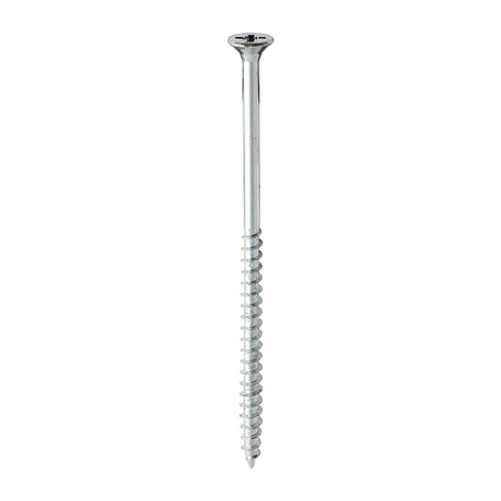 This is an image showing TIMCO Solo Chipboard & Woodscrews - PZ - Double Countersunk - Zinc - 6.0 x 120 - 100 Pieces Box available from T.H Wiggans Ironmongery in Kendal, quick delivery at discounted prices.